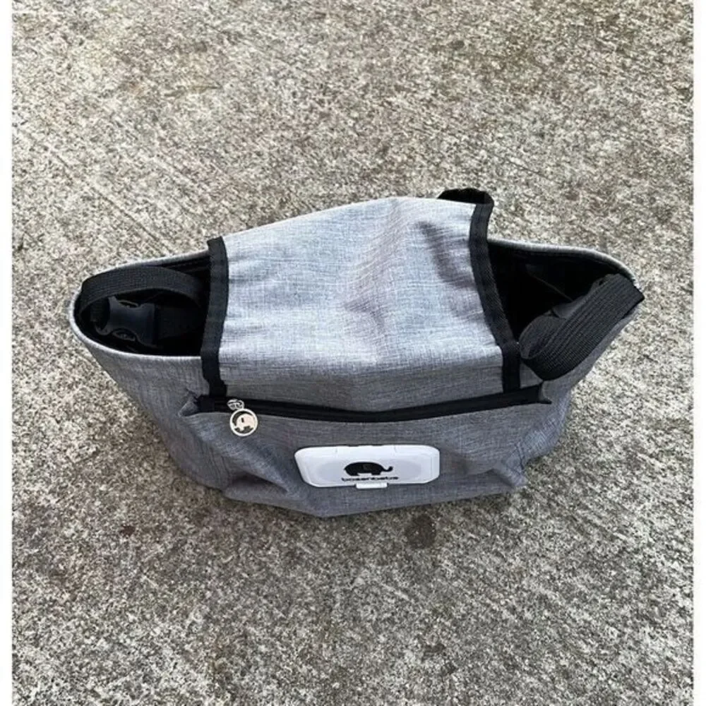 Bosenbebe Baby Stroller Organizer Bag Adjustable Outdoor‎ Travel Gray One Size